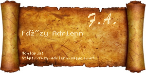 Füzy Adrienn névjegykártya